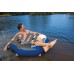 Four Intex River Run Connect Lounge Inflatable Floating Water Tubes and Cooler   